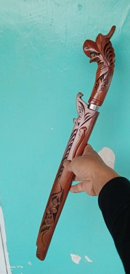 golok sembelih gagang ekek30cm/alat tebas rumput dan ranting pohon