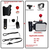 ชุดที่จับ Xplorer 20250705สำหรับ Pegangan Kamera Insta360 Ace Series พร้อมปุ่มชัตเตอร์สำหรับ Insta36