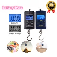 Digital Electronic LCD Luggage Scale Pocket 40kg / 10g LCD Digital Fishing Hanging Electronic Scale 