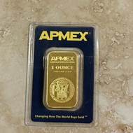 Blue Card Packaging APMEX Copper Bar Brand New Original Packaging, Not Real Gold, Copper Products So