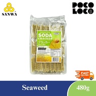 Sanwa Soda Cracker Healthy Biscuits - Original Grains Sesame Saltine Tomato Seaweed 480g