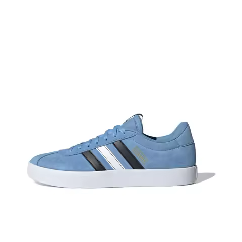 Adidas VL COURT 3.0 Comfortable Low top Skateboard Shoes Unisex Blue White Black IF4462