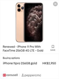 iPhone 11pro 256 gold