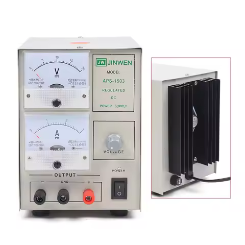 3A Electroplating Power Supply Adjustable Voltage 4 Protection ModesProfession Jewelry/Metal Plating