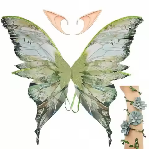 adult fairy wings，organza butterfly wings，angel wings，halloween cosplay，masquerade role‑play