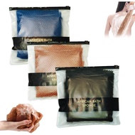3 PCS Afro Scrub African Net Sponge AfroScrub African Exfoliating Net Sponge for Smooth Skin Long-La
