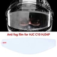 c10 Anti fog film sticker For HJC HJ-34P HJ 34P C10 Motorcycle Helmet Visor Lens Shield Motorcycle A