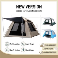 4-8 Person Outdoor Camping Tent Auto Tent Waterproof Automatic Tent Sleeping Bag Sleeping Tent Khema