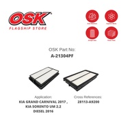 OSK AIR FILTER for KIA GRAND CARNIVAL 2017 , KIA SORENTO UM 2.2 DIESEL 2016 28113-A9200