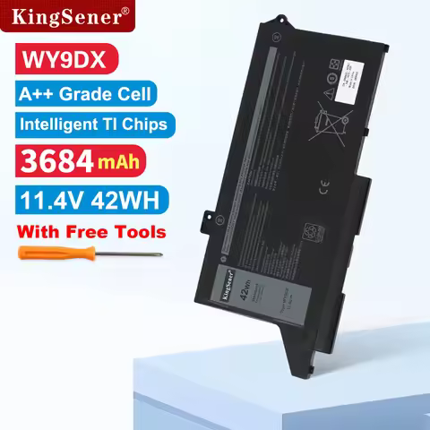 KingSener WY9DX 11.4V 42Wh Laptop Battery for DELL Latitude 5420 5520 For Precision 15 3560 RJ40G 01