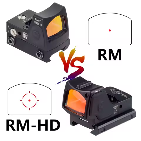 Tactical Metal RM RM-HD Red Green Dot Sight Reflex Optic Scope For Glock 17 Mini Airsoft Scope Sight