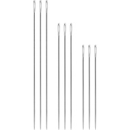 Deshionew 9 PCS Jarum Jahit Ekstra Panjang 4.9"/5.9"/6.9" Jarum Jahit Mata Besar untuk Jahitan Tanga