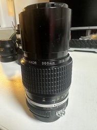 Nikon Nikkor 200mm f/4 定焦鏡頭