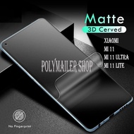 ANTI-SCRATCH JELLY HYDROGEL MATTE XIAOMI MI 11 11PRO 11ULTRA 11LITE ULTRA PRO LITE FULL SCREEN