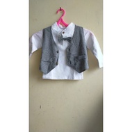 EMY BJ180-BOYS' LONG-SLEEVED SUIT JOHN TUXEDO SET BABY BOY