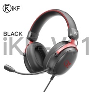IKF V11โปรไร้สาย2.4G หูฟังเกมหูฟังบลูทูธ125H เวลาเล่น3.5มม. สำหรับ IS/Android PC