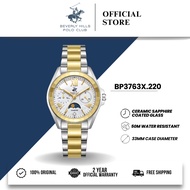 Beverly Hills Polo Club BHPC Jam Tangan Wanita Ladies' Stainless Steel Quartz Watch BP3763X