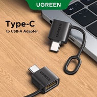 UGREEN USB3.1 USB-A Male to USB-C Female Adapter Hanging Ring 5Gbps PVC Adapter Support QC18W