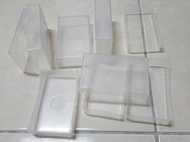 中古良品-PP環保塑膠空白/透明/名片盒,(上,下蓋完整).每組1.5元.