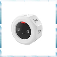 [W F S B] Multi-Hexagon Cube Timer 90-Minute Sensor Digital Timer with LED Screen 7 Set Time Managem