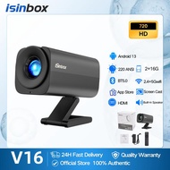 WAJIB PUNYA ISINBOX HY300 PRO 2+16G 26000 LUMENS ANDROID 13 4K MINI PORTABLE PROJECTOR - MINI 4K 720