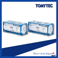 TOMYTEC HO Scale Private ISO 20ft Tank Container Frame Type NRS (2 Pack) HO-3143 Model Train Accesso