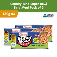 Century Tuna Super Bowl Sisig Rice Meal 180g (Pack of 3) Tuna Canned