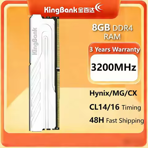 KingBank Origina DDR4 RAM 8G 3200MHz Hynix Chip SS/MG/JH/HY/CX CL14/16 High Performance for Desktop 