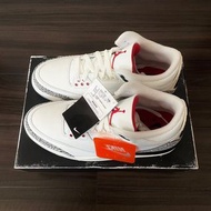 新款☆耐克NIKE Air Jordan 3 AIR JORDAN 3復古白水泥Reimagined☆27.5cm