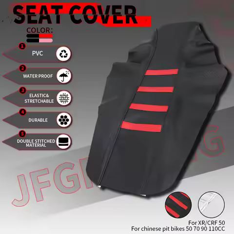 For HONDA XR CRF 50 Motorcycle Accessories Seat Cover Waterproof Dust Prevention PVC Chinese Pit Bik