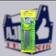 Nankai Long star l key 9 pcs / Long hex star nankai 9 pcs