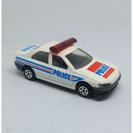 Majorette peugeot 406 police loose diecast 1/60 (t)