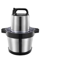 6L Stainless Steel Electric Meat Grinder2L110V English Meat Grinder 3L Double Gear8L Large Capacity 