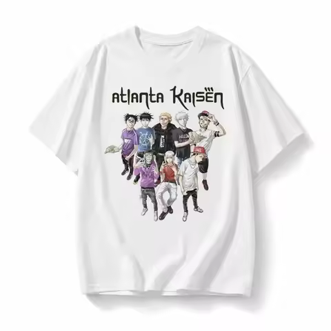 Atlanta Kaisen T-Shirt, Jujutsu Kaisen Anime Tee, Gifts Shirt, Unisex Vintage Graphic Tees Gothic Gr