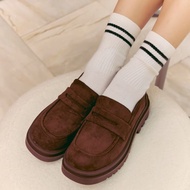 MINX รุ่น Wynn velvet รองเท้า โลฟเฟอร์หนังกลับ (loafer)