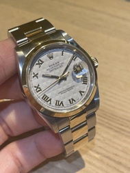 Rolex 16203 18k YG/SS Datejust White Dial