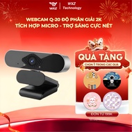 Q20 Laptop PC Webcam with Mic, Super Sharp, High-end Computer Webcam Supports Lighting for Online Le