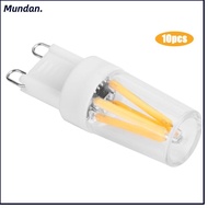 MUNDAN 10pcs G9 Light Bulb, 2W AC220V G9 LED Bulb, Easy COB Filament Warm White G9 Base Bulb Home Li