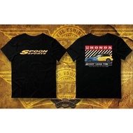 fashion 2026 Spoon Sports Honda Civic SIR EF9 D2 (Black Tshirt)