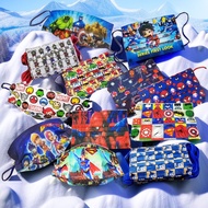 50pcs Free 10pcs Kids Mask Budak Mask Kid  Ear-loop Children Face Mask Cartoon Design Topeng Budak