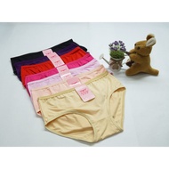 IYAHAN - Women Simple Milk Silk Panties Plain Nude