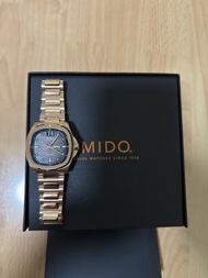 Mido Multifort TV Big Date (玫瑰金朱古力色)