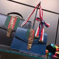 （歐洲原價代購）GUCCI 藍色 sylvie NT $73200