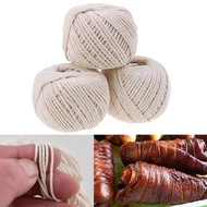WellGroom เชือกมัดทำบาร์บีคิวไก่งวงเนื้อ, 1ม้วนเส้นใยคอตตอนสำหรับคนขายเนื้อ229ฟุต