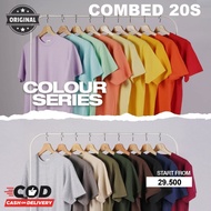 Kaos Polos Catton Combed 30s / 20s, Kaos Distro Solo