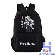FUNDAMENTAL PAPER EDUCATION MISS CIRCLE CHILDREN'S BACKPACK FREE NAME