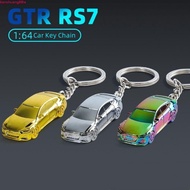 TIANCHUANG RS7 Car Keychain, GTR-R34 High Simulation 1:64 Scale, Electroplated Metal Pendant JIR3