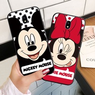 Case For Samsung J3 J5 J7 2015 2016 2017 Pro Plus J7+ Silicoen Phone Case Soft Cover Mickey and Minnie