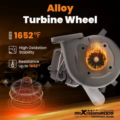 New Turbocharger for Hino 338T 7.7L J08E 17201-E0724 Dual Ball Bearing Turbo