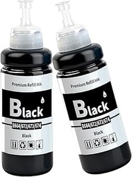 664 T664 Black Ink 100 ml for Epson T664 T6641 Ink Cartridges for EcoTank ET-2500 ET-2550 ET-2600 ET